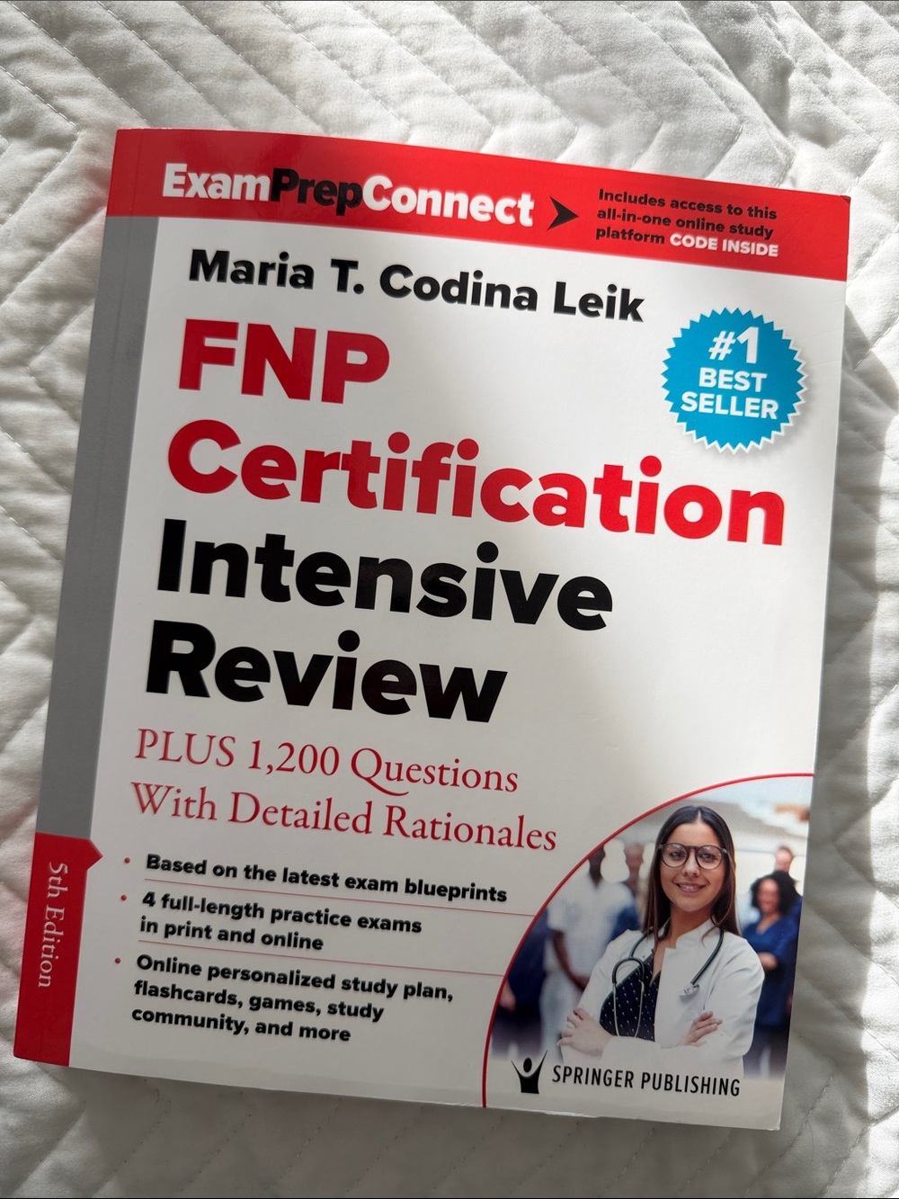 FNP Certification Intensive Review Book - White/Red